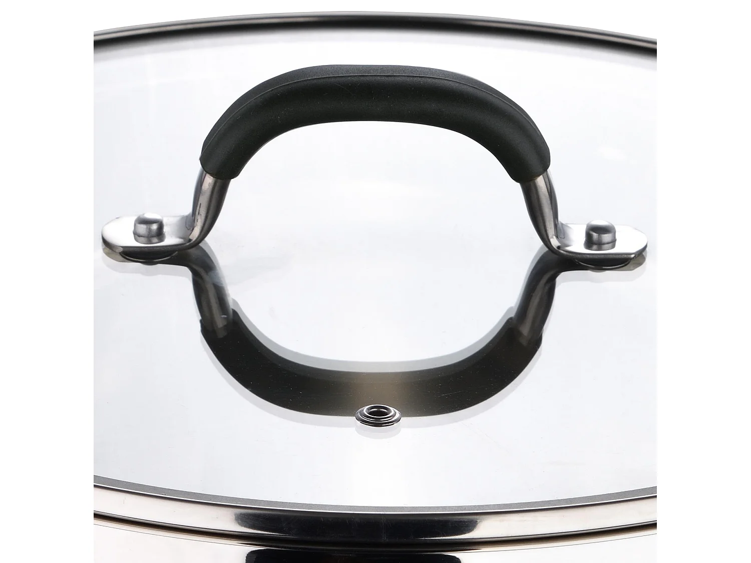 Marmite Ø28x16,5cm 9,5Len MIDNIGHT inox avec couvercle Bergner