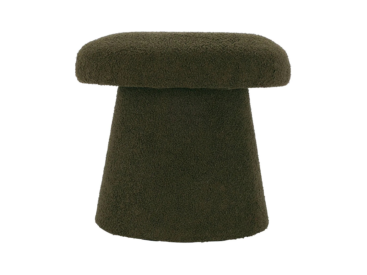 Tabouret champignon 'Teddy' vert Well Home Ø43x38cm
