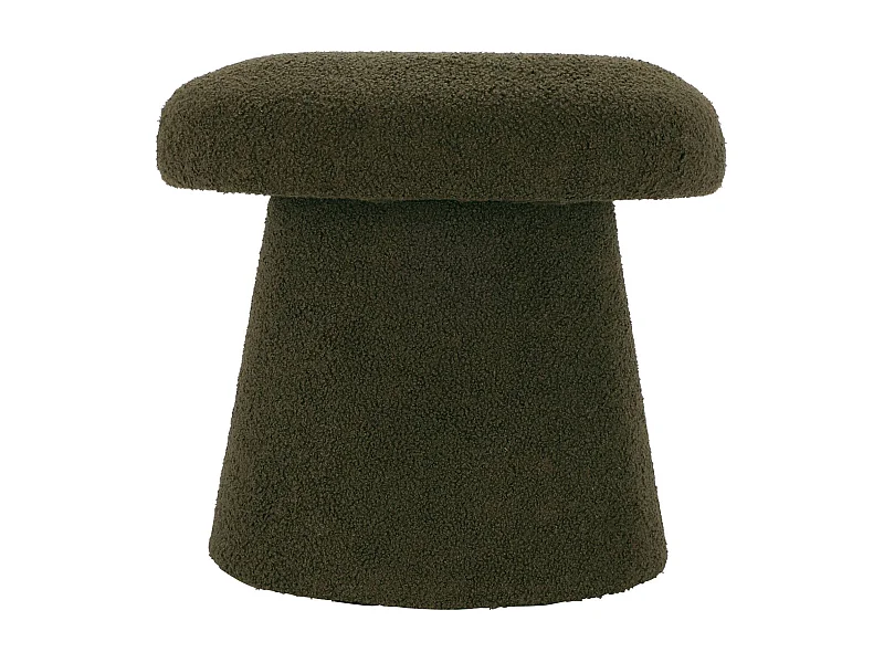 Tabouret champignon 'Teddy' vert Well Home Ø43x38cm