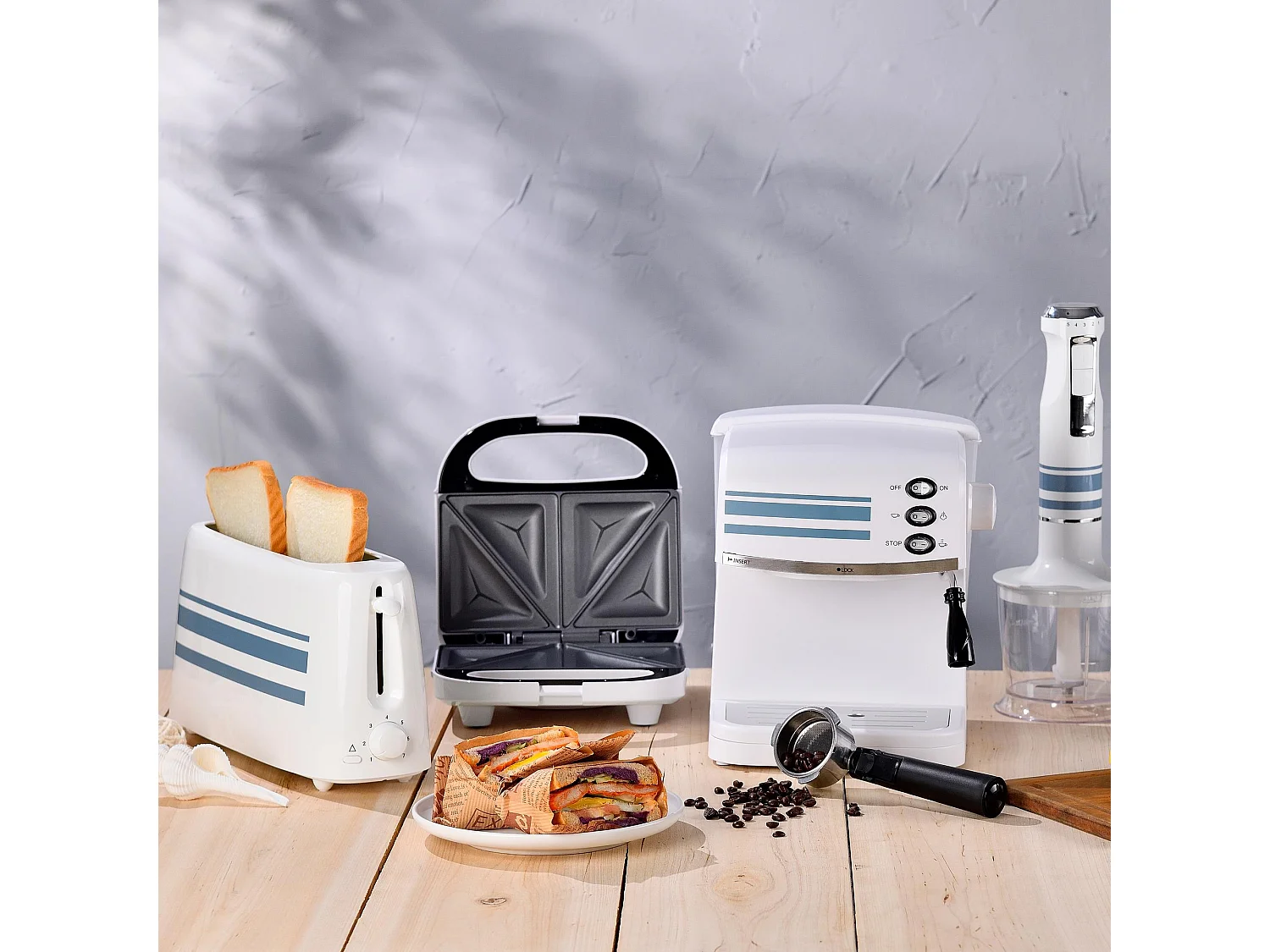 Grille-pain NOIA 2 tranches 7 vitesses 700 W Bergner