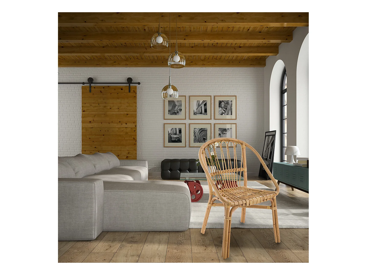 WELL HOME - Fauteuil en rotin 'Bohemian Dream'