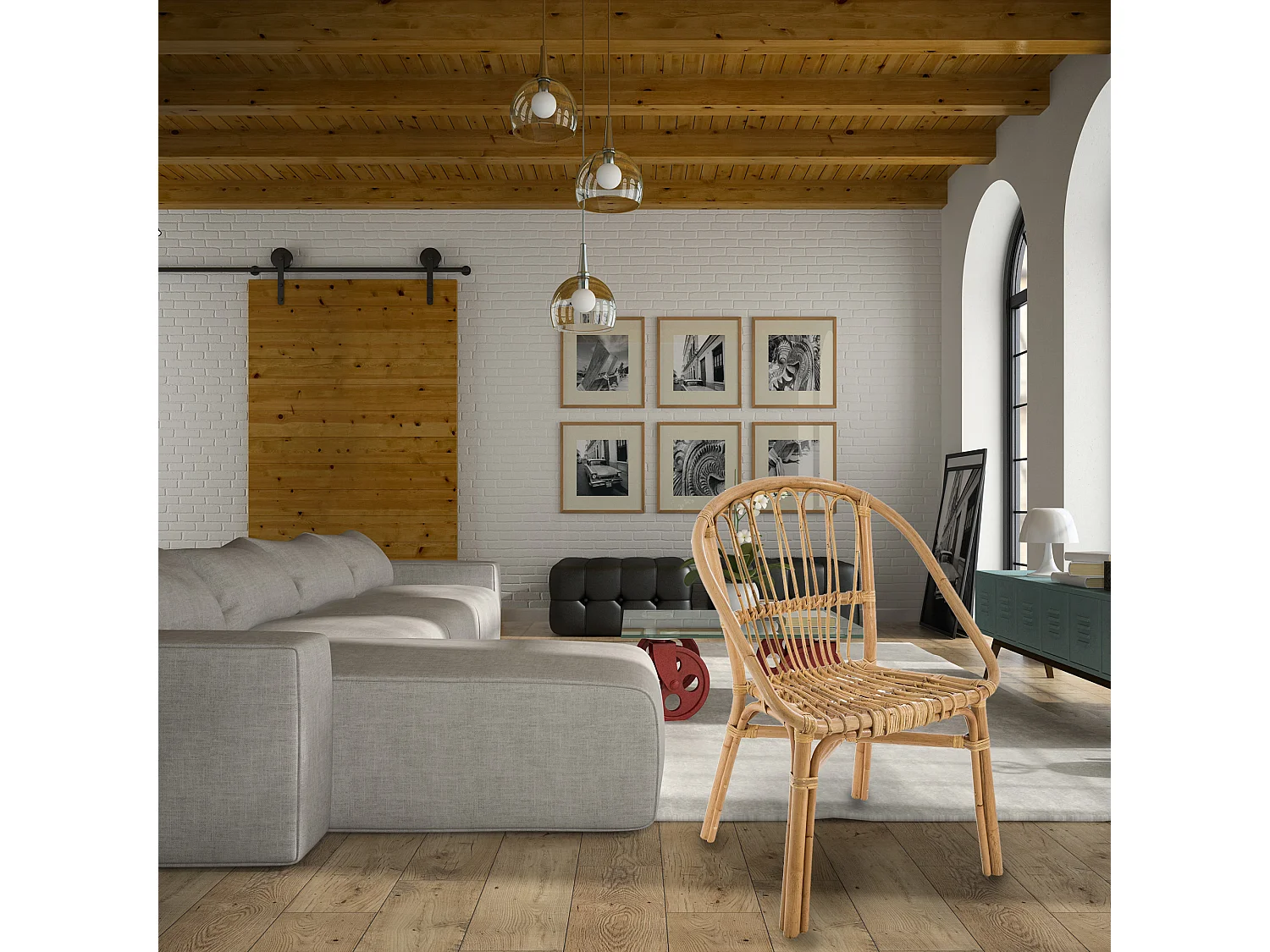 WELL HOME - Fauteuil en rotin 'Bohemian Dream'