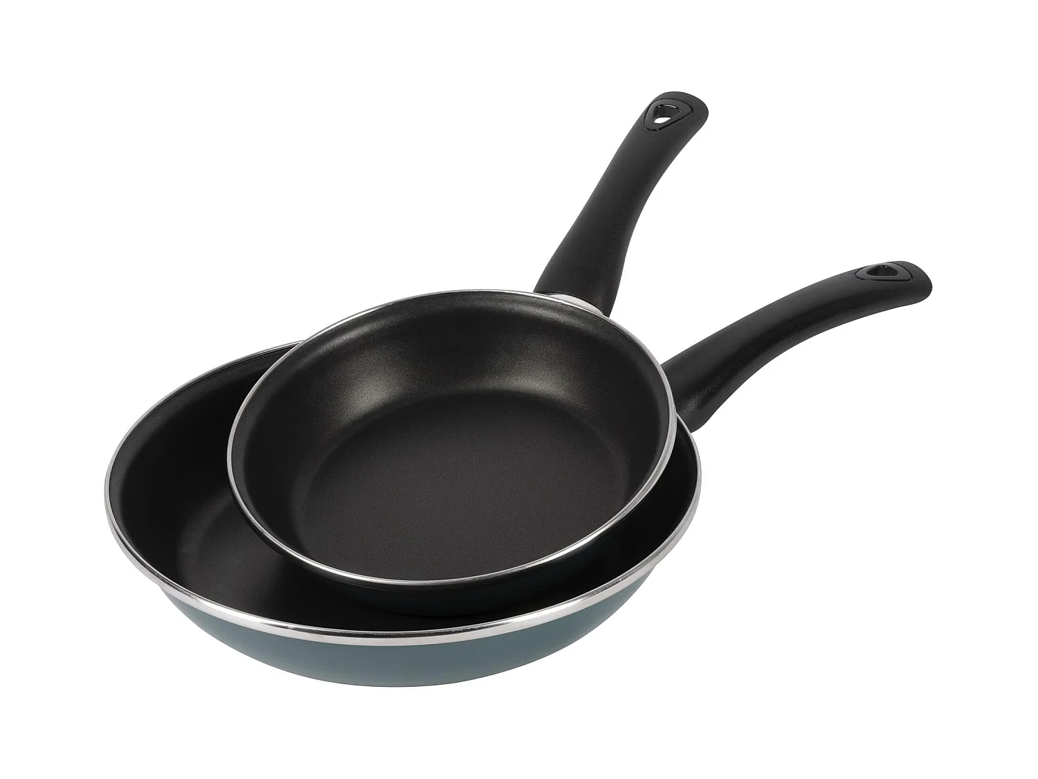 Lot de 2 poêles Bergner antiadhésives en aluminium forgé CLASSIQUE Ø20Ø26cm