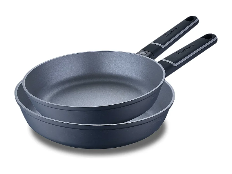 Lot de 2 poêles Ø20Ø26cm INDIGO en fonte d'aluminium antiadhésive MasterPRO