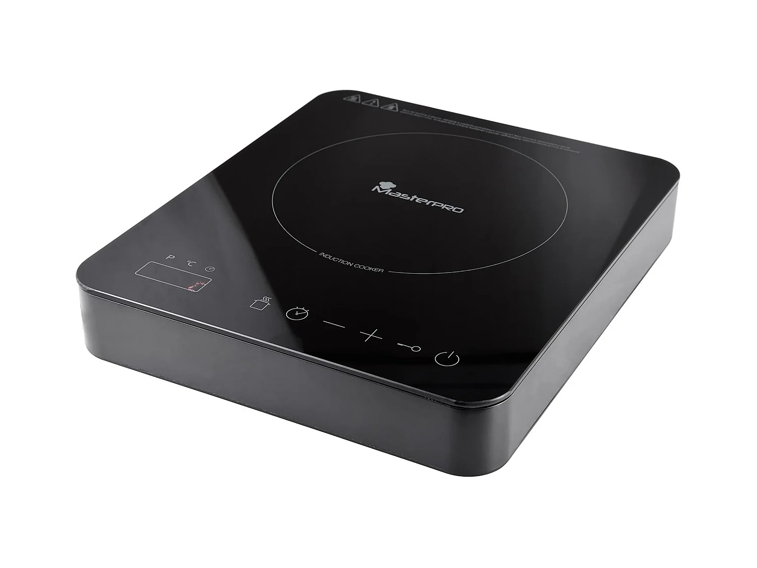 Plaque à induction FOODIES 27x31x6,5cm avec 10 vitesses de 2000W MasterPRO