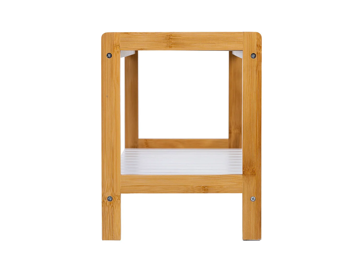 banc à chaussures en bois blanc 70x26x34,5h cm