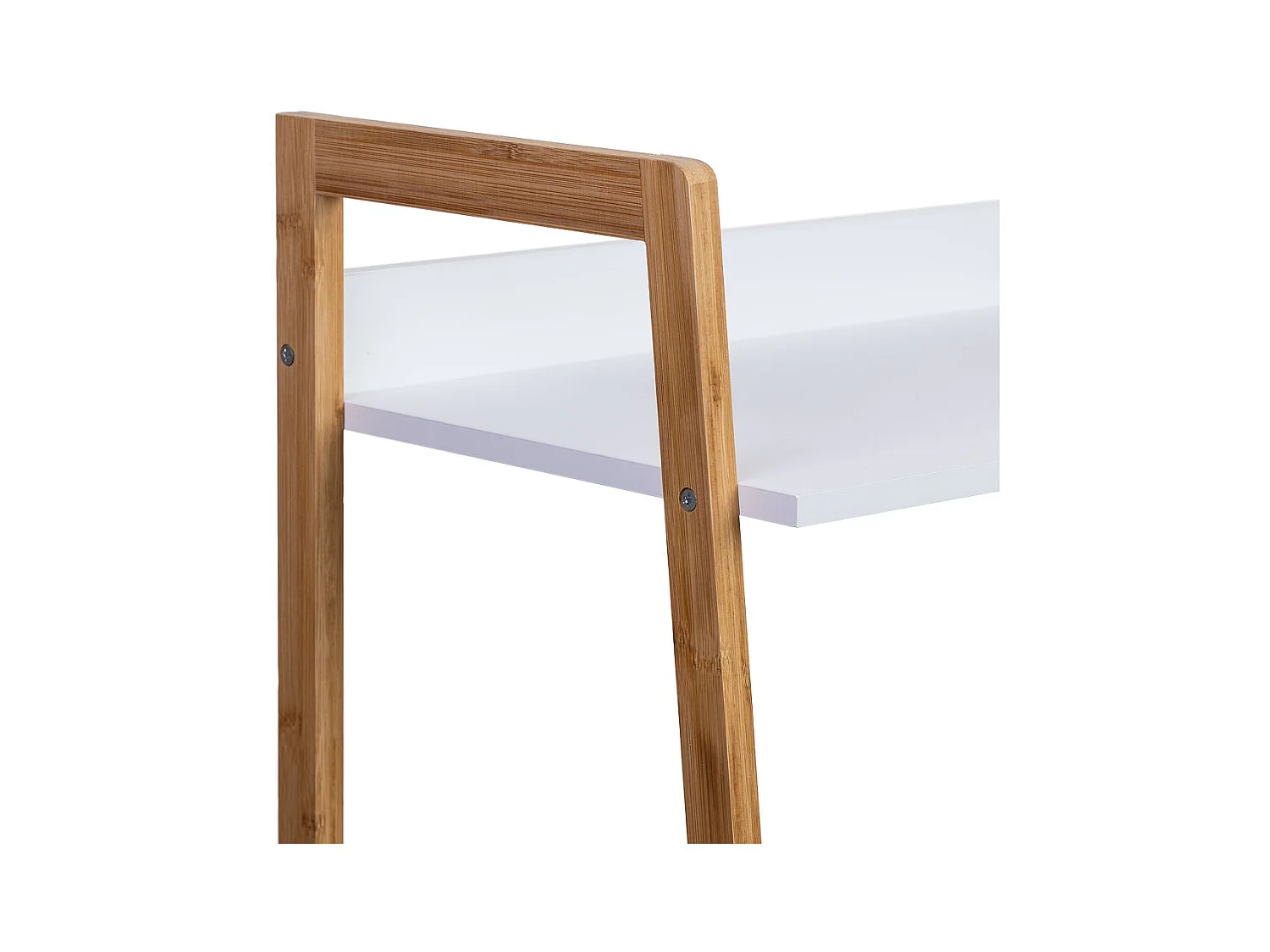 Estantería de madera 3 baldas blanca 50x36x90h cm