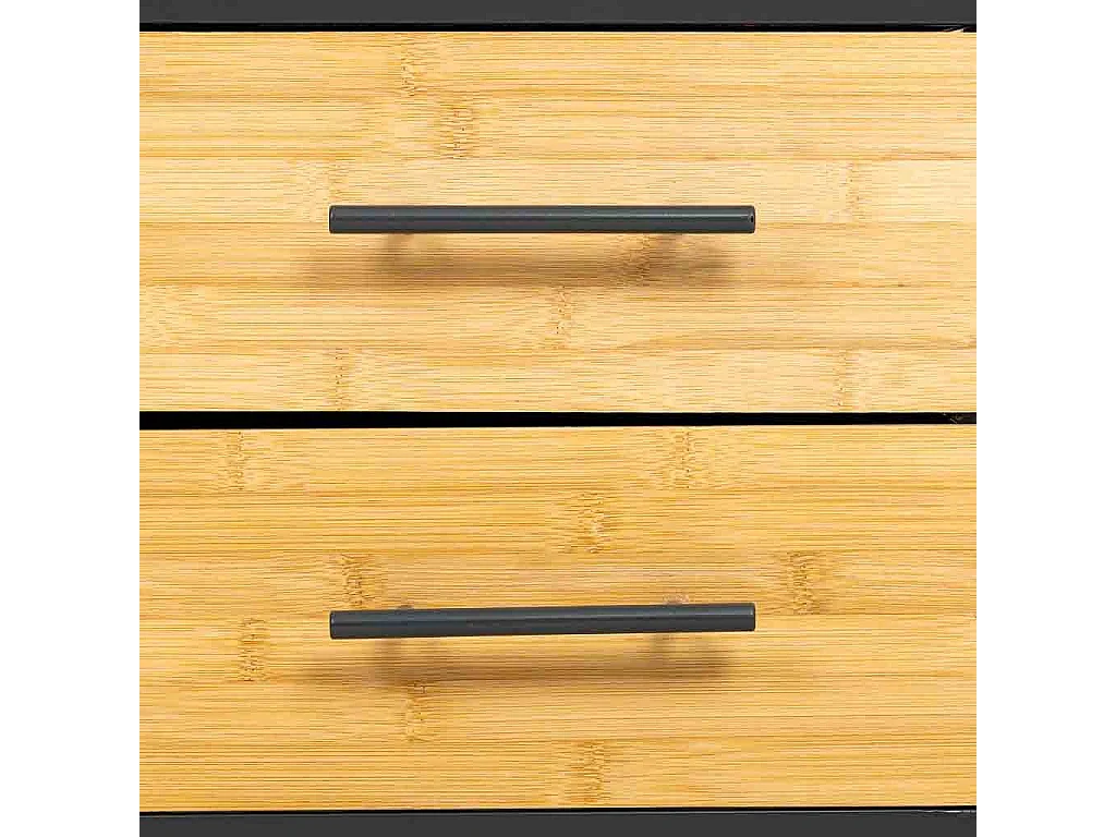 Regalsatz aus Metall und Holz 38x28x100h cm braun