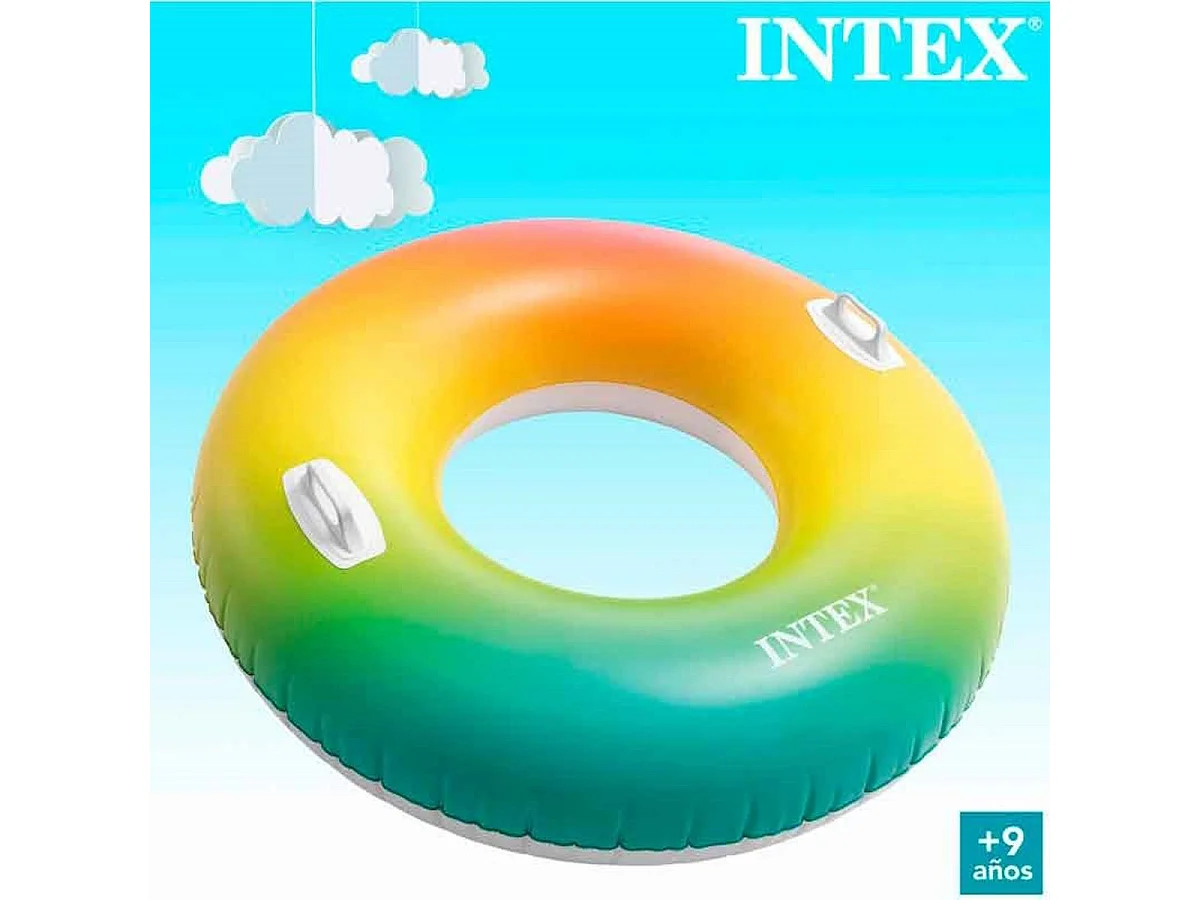 Rueda hinchable gigante Intex con asas +9A Whirl Tube Ø122 cm
