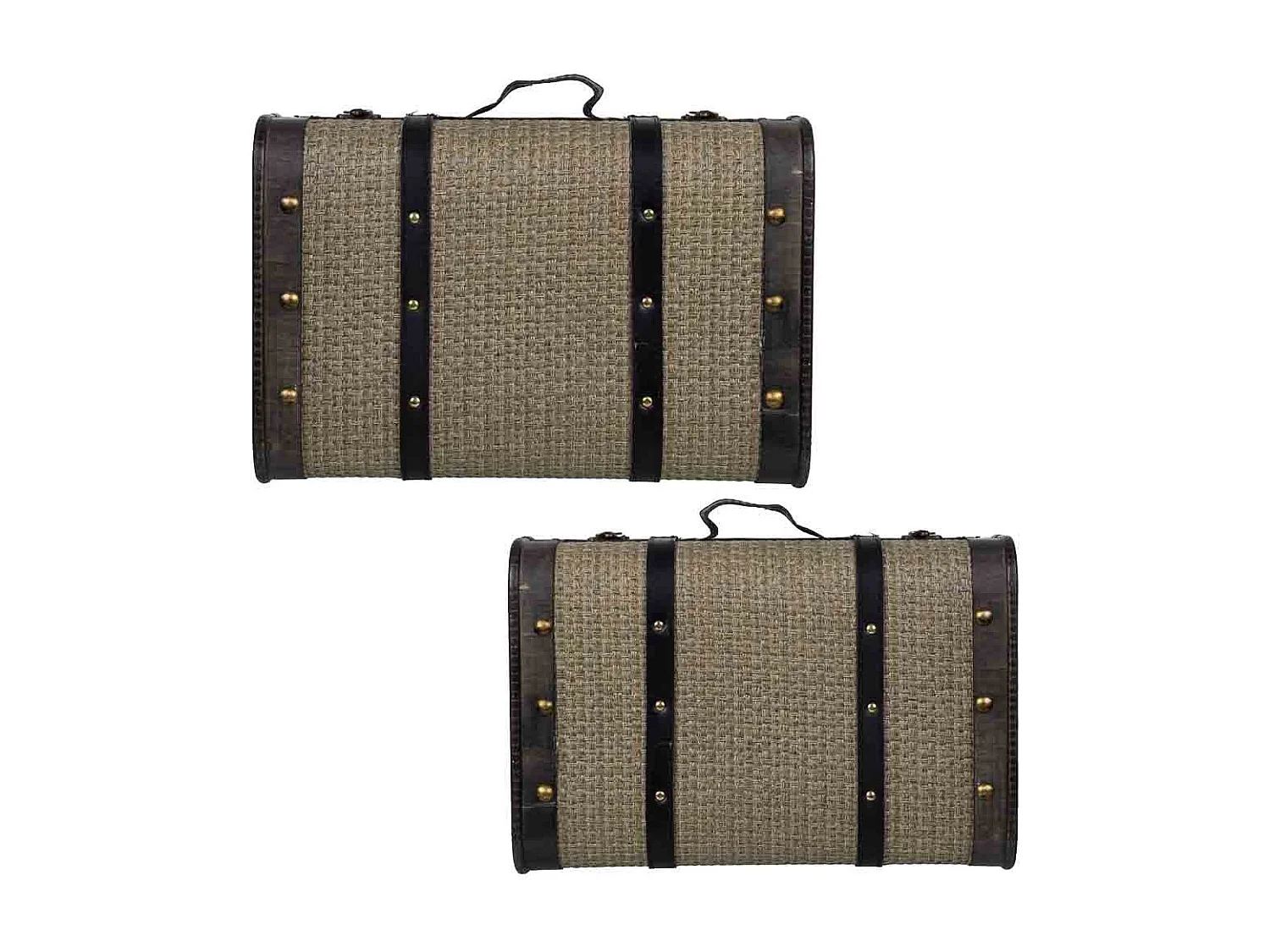 Schwarz Holzkoffer 45x30x16/38