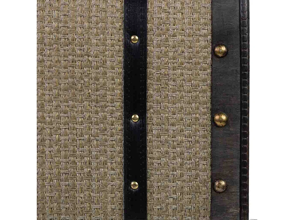 Valise en bois marron 43x30x17h cm