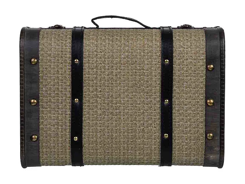 Mala de Madeira Castanha 43x30x17A cm cm