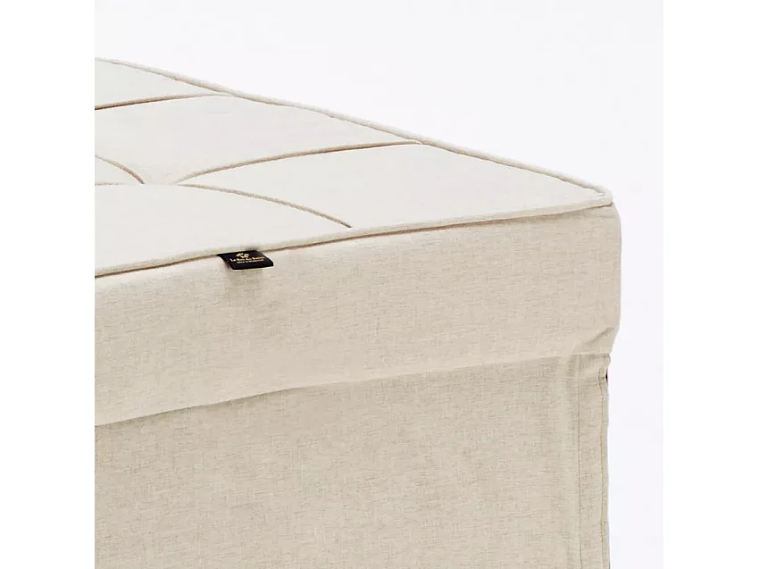Pouf cama plegable en tejido Sweet Relax - Beige