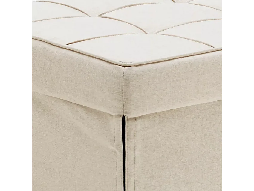 Sweet Relax Stoff Pouf Klappsessel Bett - Beige