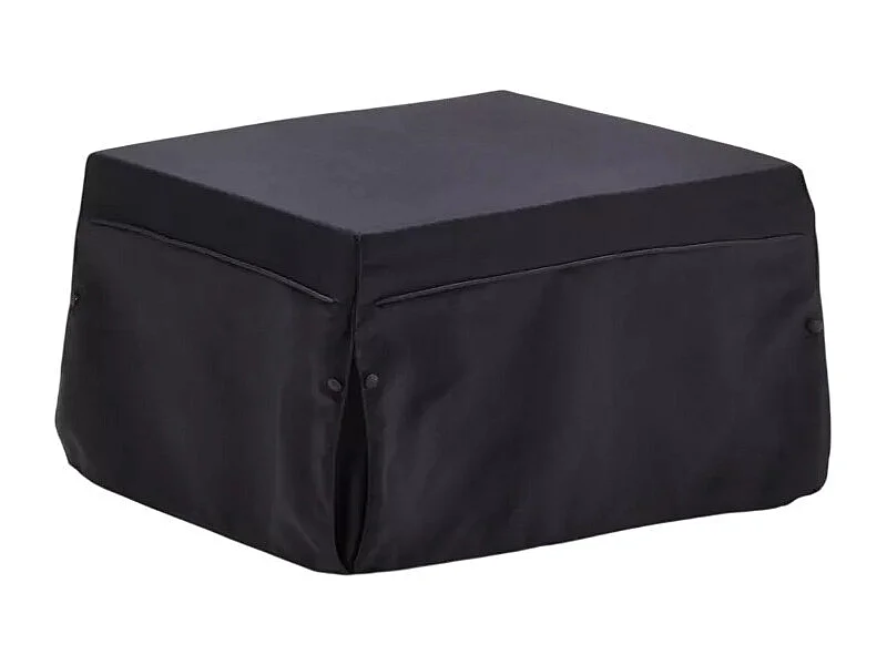 Puff con cama plegable Morfeo - Negro