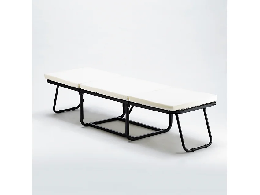 Puff con cama plegable Morfeo - Negro