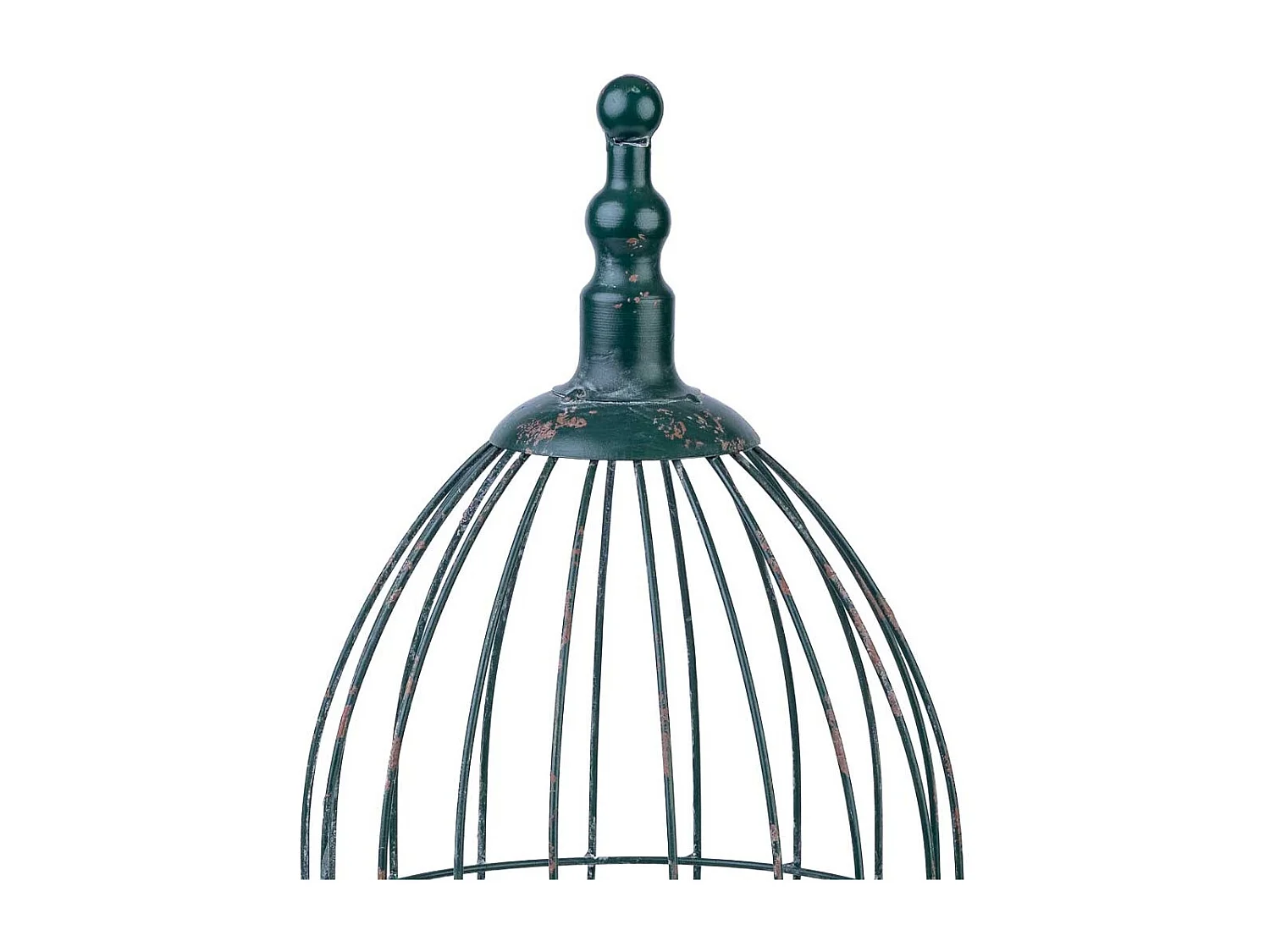 Gaiola de decoração metálica 24,77x24,77x72,39h cm