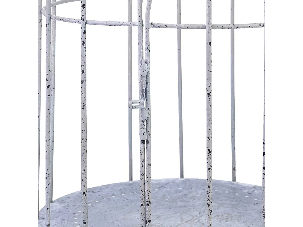 Metalldekorationskäfig 28,58x28,58x81,28h cm Grau