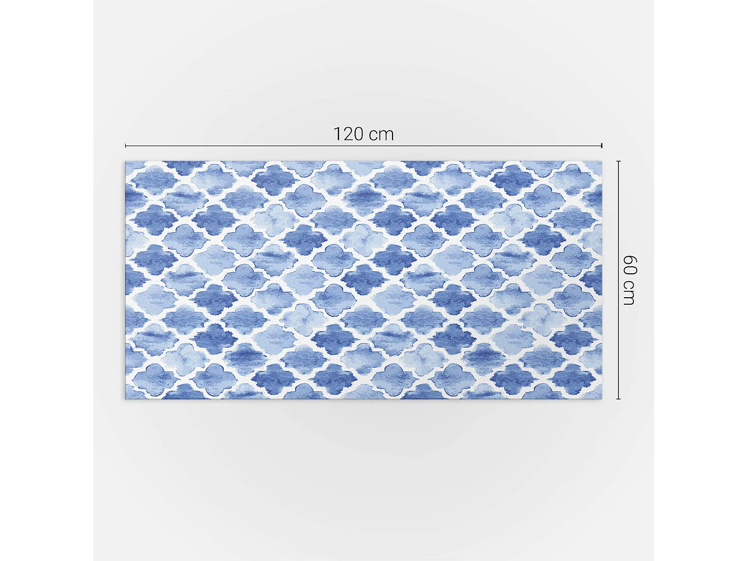 Panneaux muraux autocollants en vinyle imperméable - 120x60 cm - Modèle de style marocain