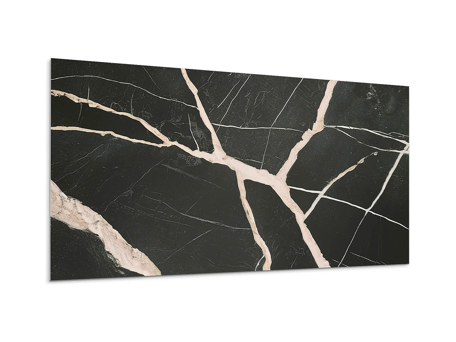 Wandpaneel selbstklebend, Wandverkleidung innen - 10x40x20 cm - Elegantes Marmormuster