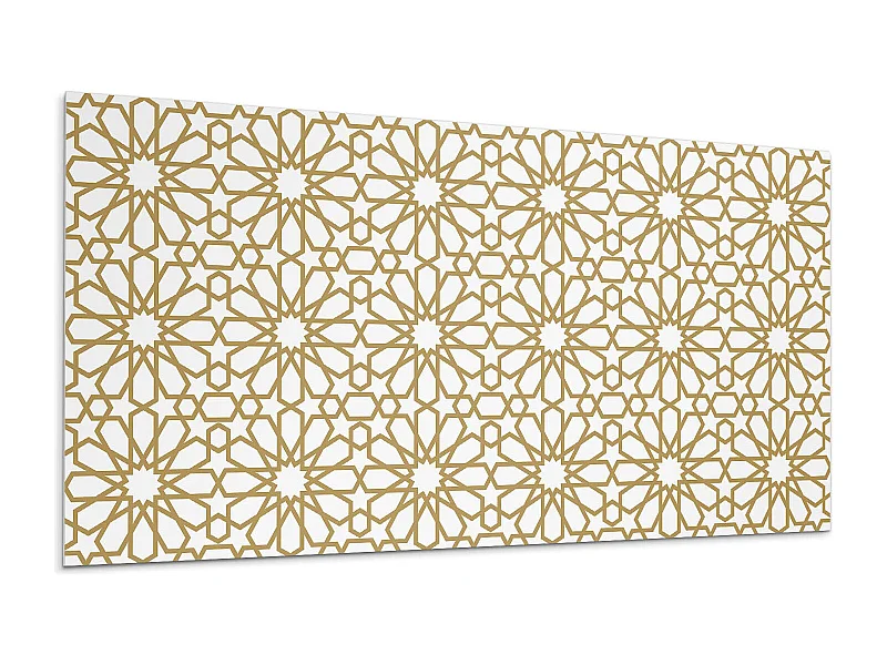 PVC wandpaneel, Vinyl wandverkleidung selbstklebend- 120x60 cm - Geometrisches Muster mit Sternen