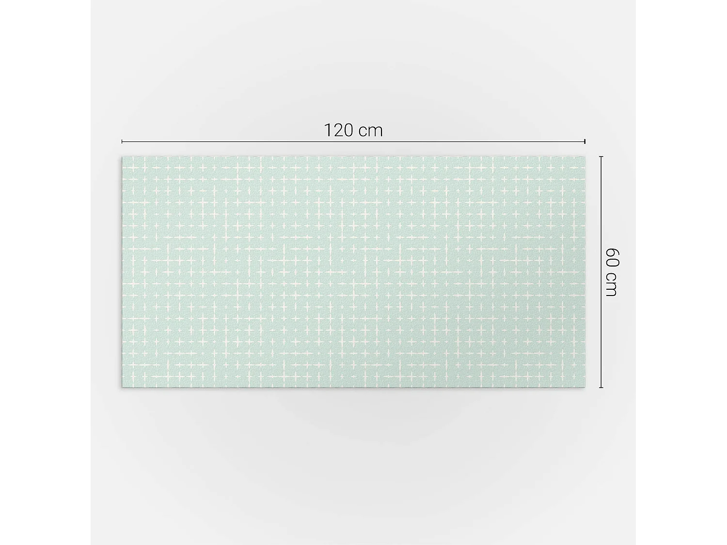 PVC wandpaneel, Vinyl wandverkleidung selbstklebend- 120x60 cm - Geometrie von Linien und Kreuzen