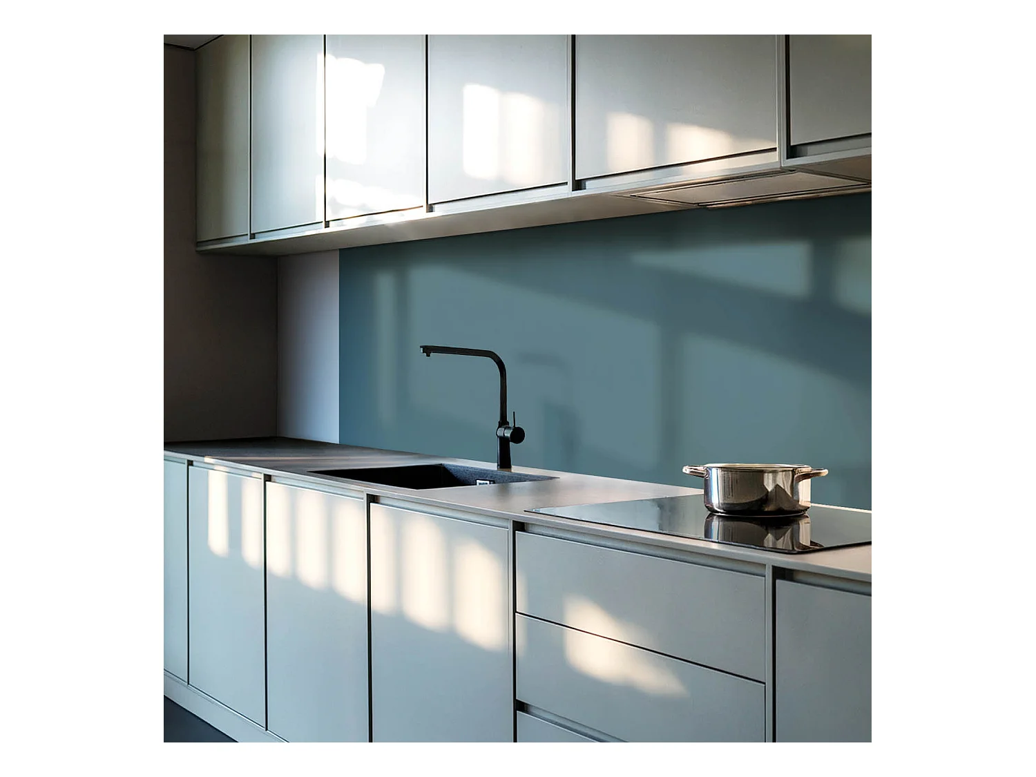 PVC wandpaneel, Vinyl wandverkleidung selbstklebend- 120x60 cm - Farbe Dunkelblaugrün