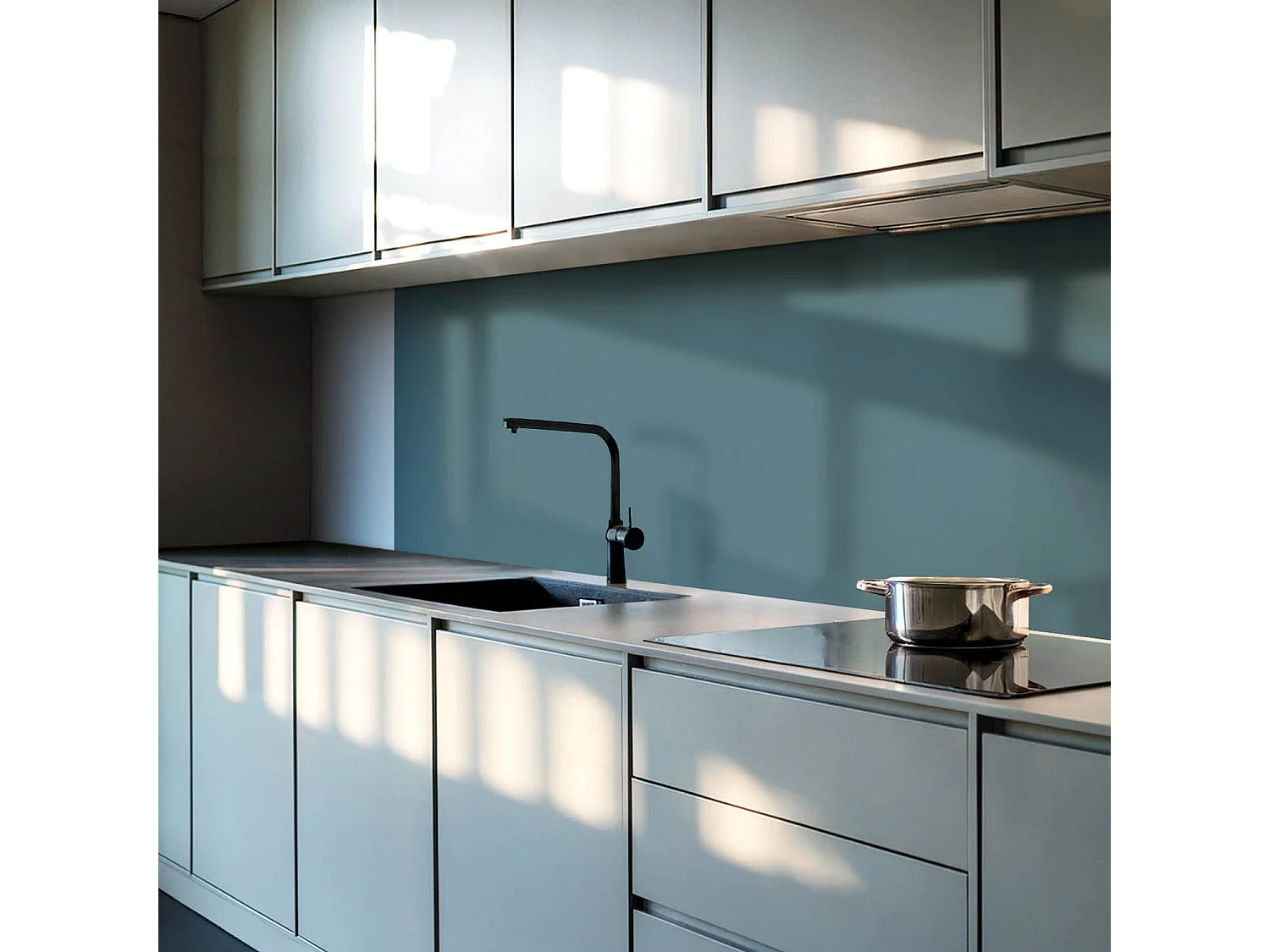 PVC wandpaneel, Vinyl wandverkleidung selbstklebend- 120x60 cm - Farbe Dunkelblaugrün