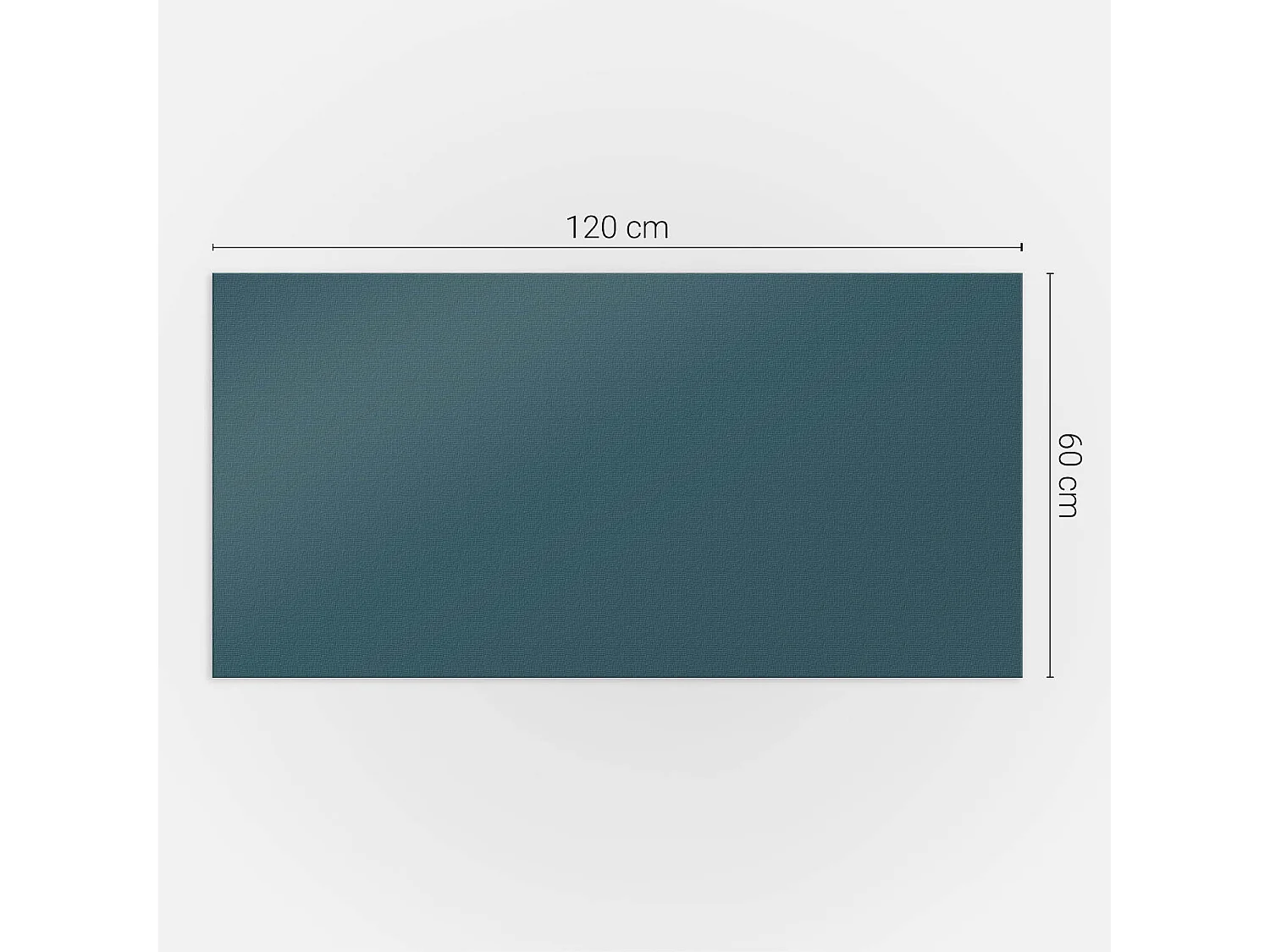 PVC wandpaneel, Vinyl wandverkleidung selbstklebend- 120x60 cm - Farbe Dunkelblaugrün