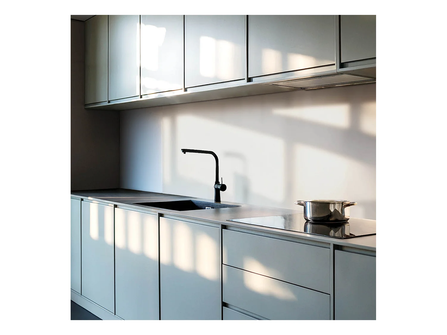 Wandpaneel selbstklebend, Wandverkleidung innen - 6x60x30 cm - Farbe Grau