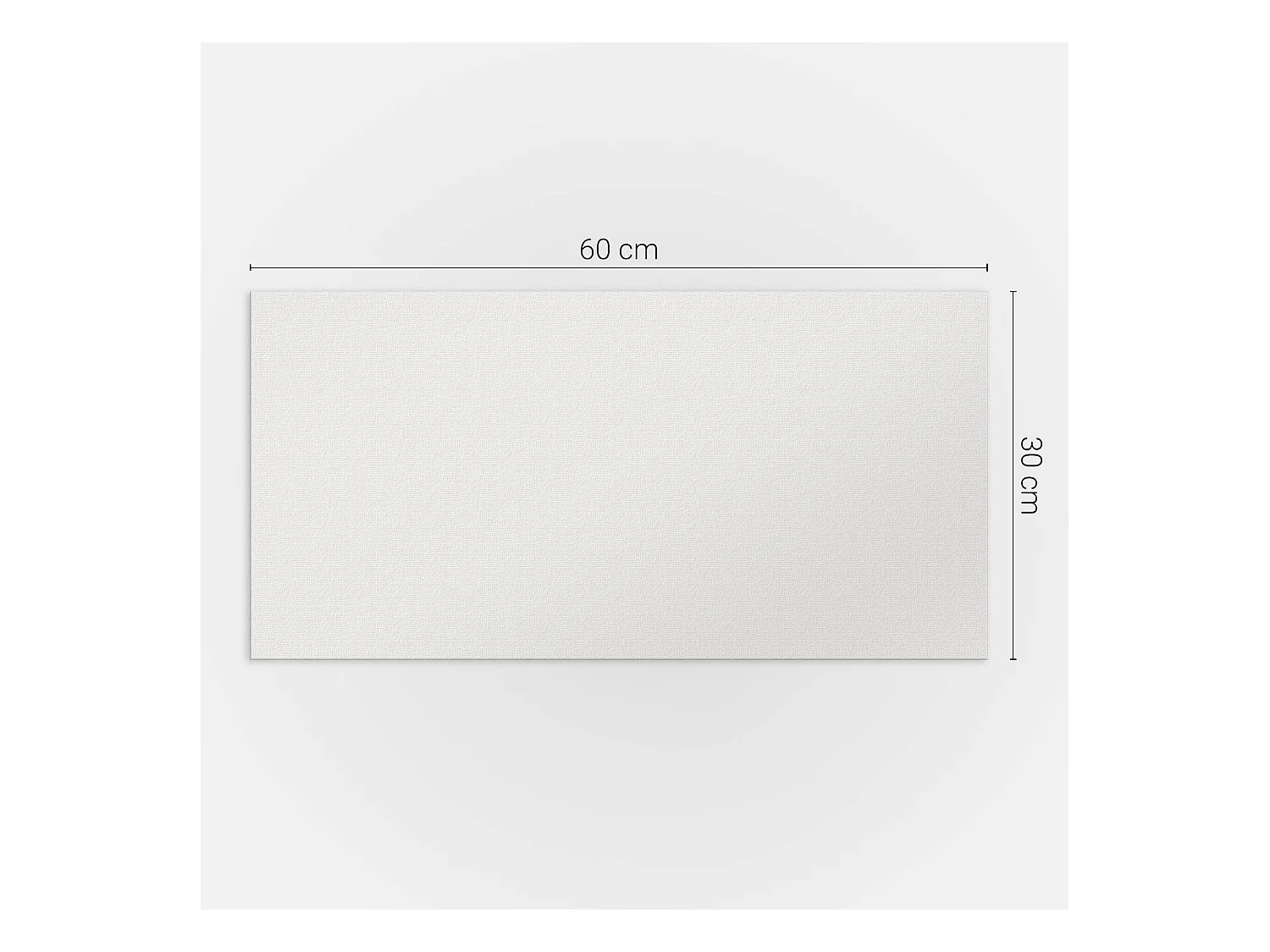 Wandpaneel selbstklebend, Wandverkleidung innen - 6x60x30 cm - Farbe Grau