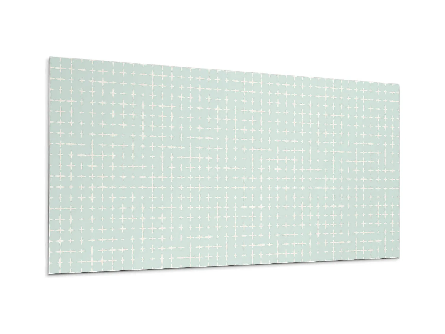 Wandpaneel selbstklebend, Wandverkleidung innen - 100x50 cm - Geometrie von Linien und Kreuzen