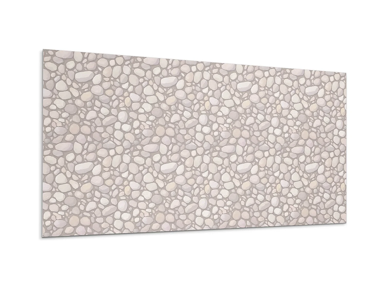 Panneaux muraux autocollants en vinyle imperméable - 6x60x30 cm - Motif en pierre naturelle