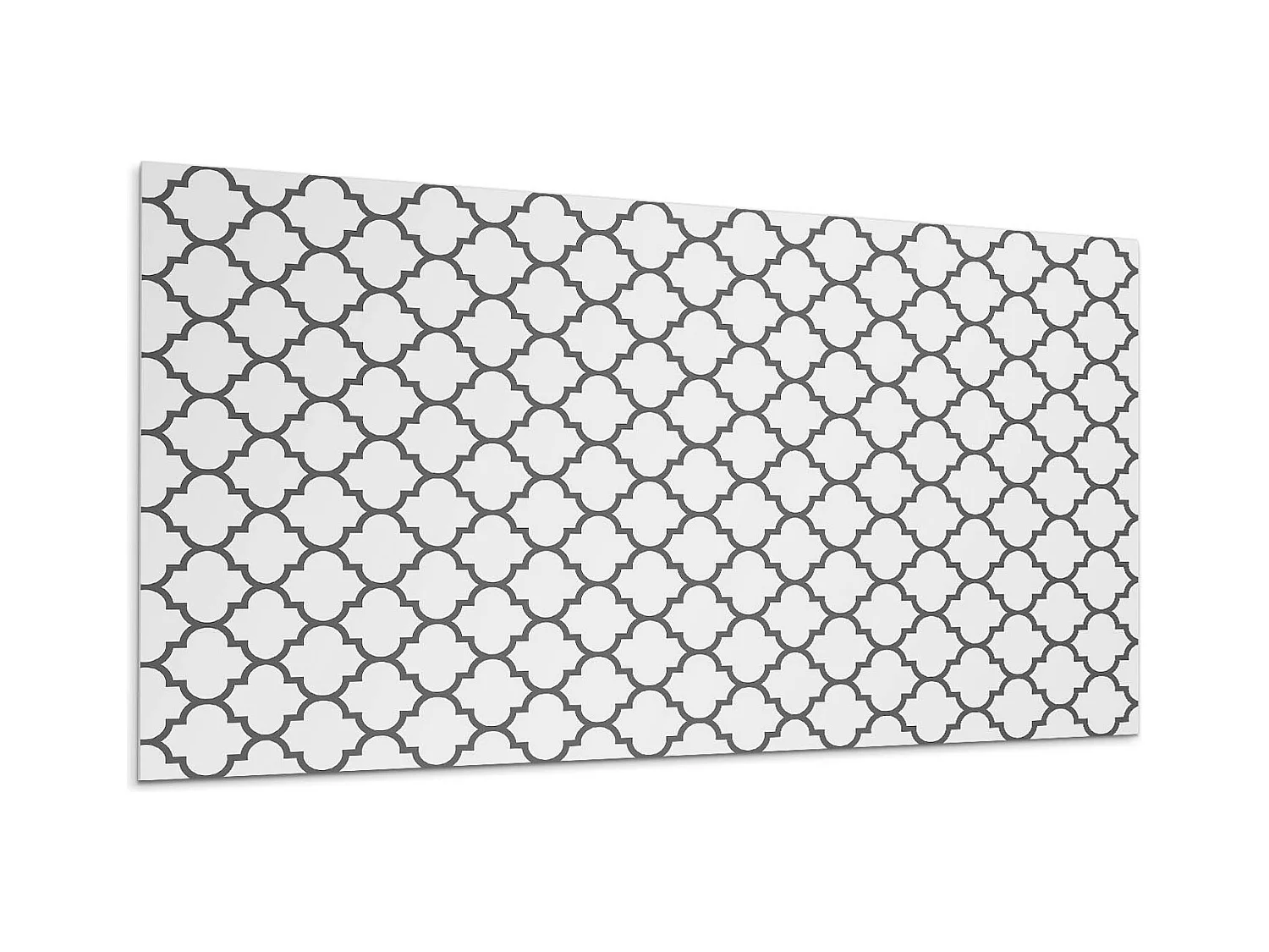 Panneaux muraux autocollants en vinyle imperméable - 120x60 cm - Modèle avec des formes symétriques