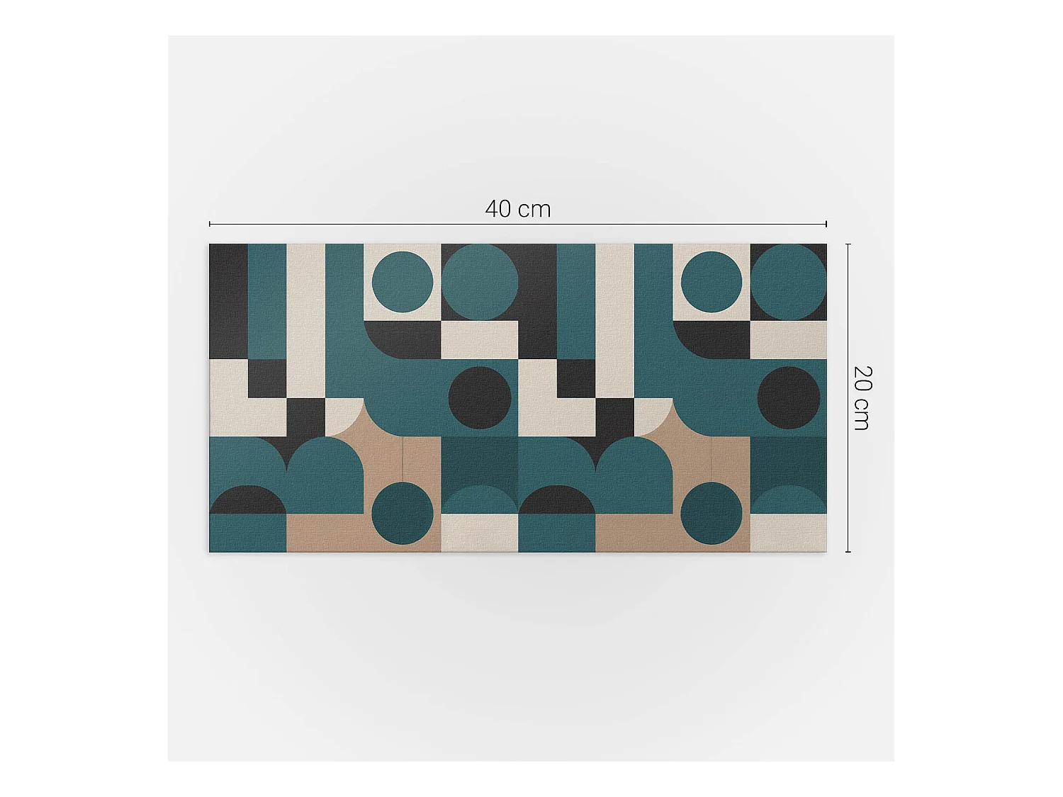 Wandpaneel selbstklebend, Wandverkleidung innen - 10x40x20 cm - Abstrakte Formen und Gestalten