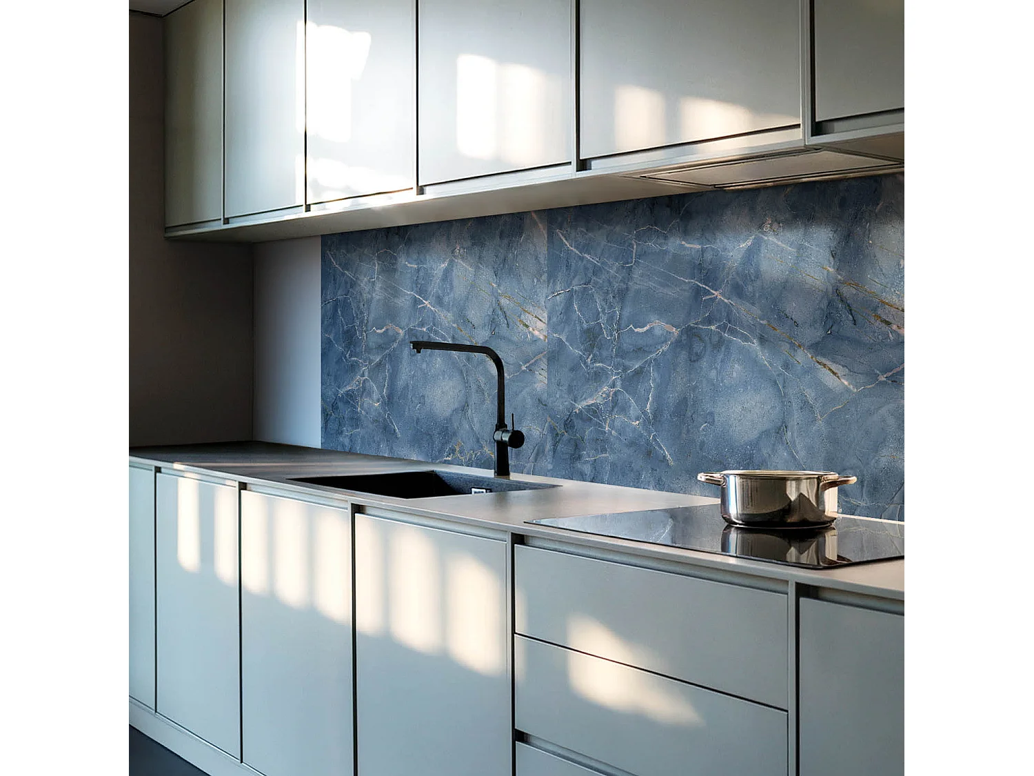 PVC wandpaneel, Vinyl wandverkleidung selbstklebend- 120x60 cm - Natursteinmuster