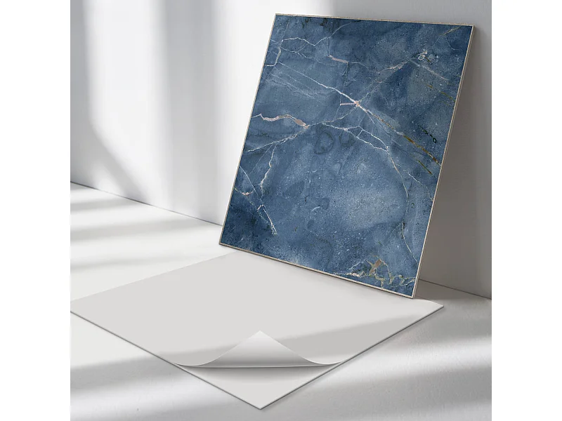 Wandpaneel selbstklebend, Wandverkleidung innen - 4 x 50 x 50 cm - Natursteinmuster