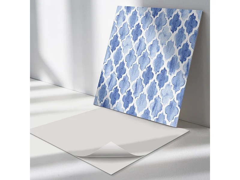 Wandpaneel selbstklebend, Wandverkleidung innen - 4 x 50 x 50 cm - Muster im marokkanischen Stil