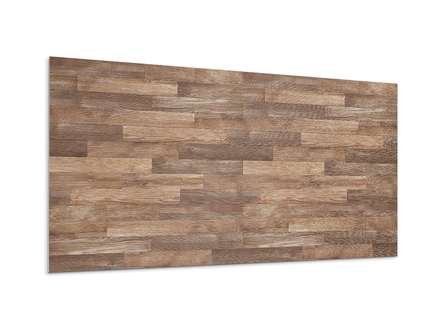 Wandpaneel selbstklebend, Wandverkleidung innen - 100x50 cm - Dielenmuster