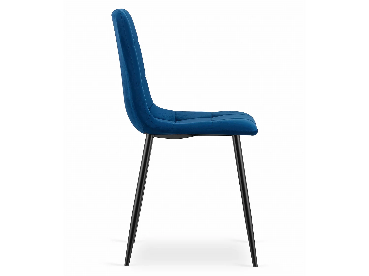 KARA stoel - marineblauw fluweel x 1