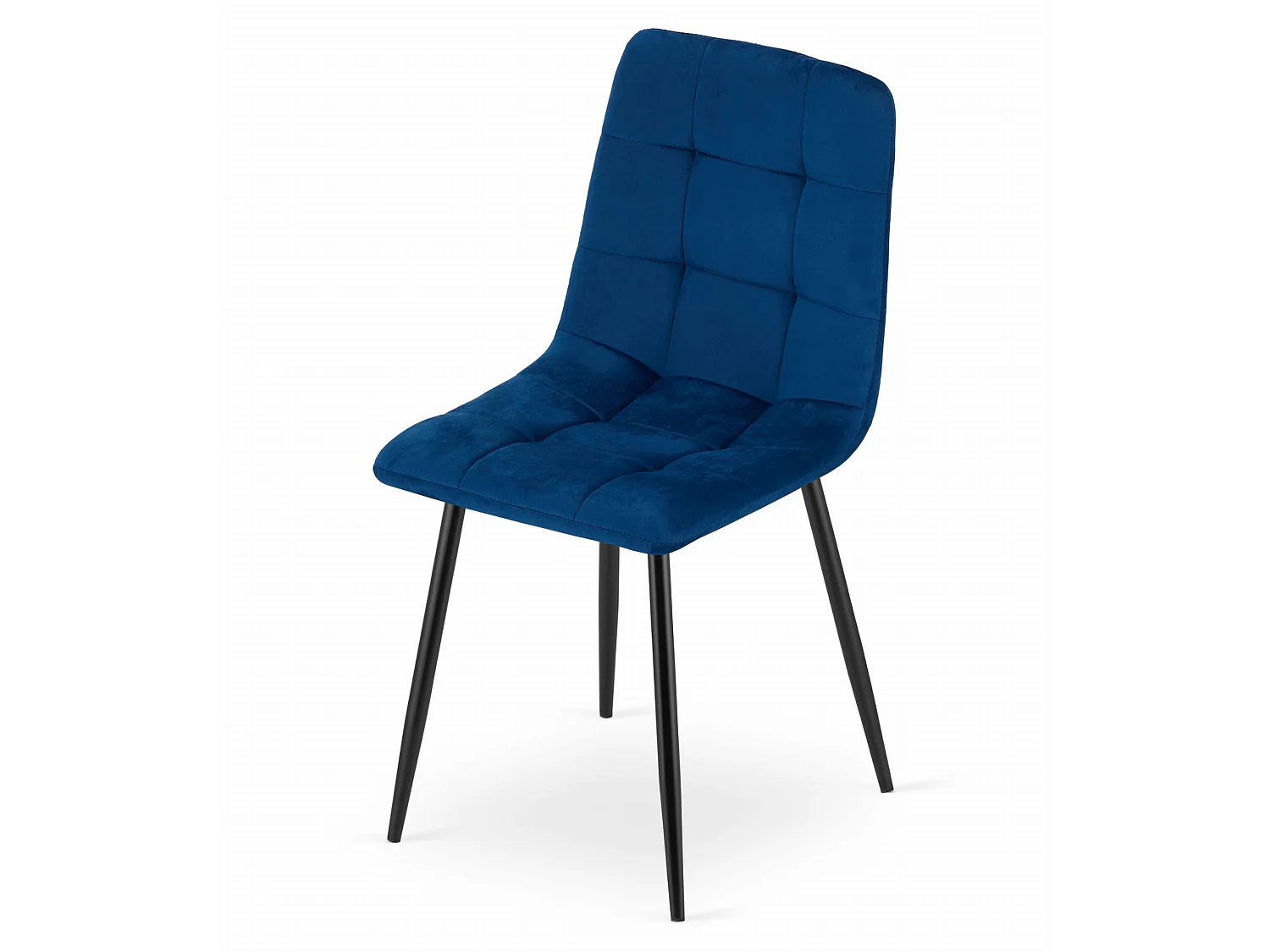 KARA stoel - marineblauw fluweel x 1