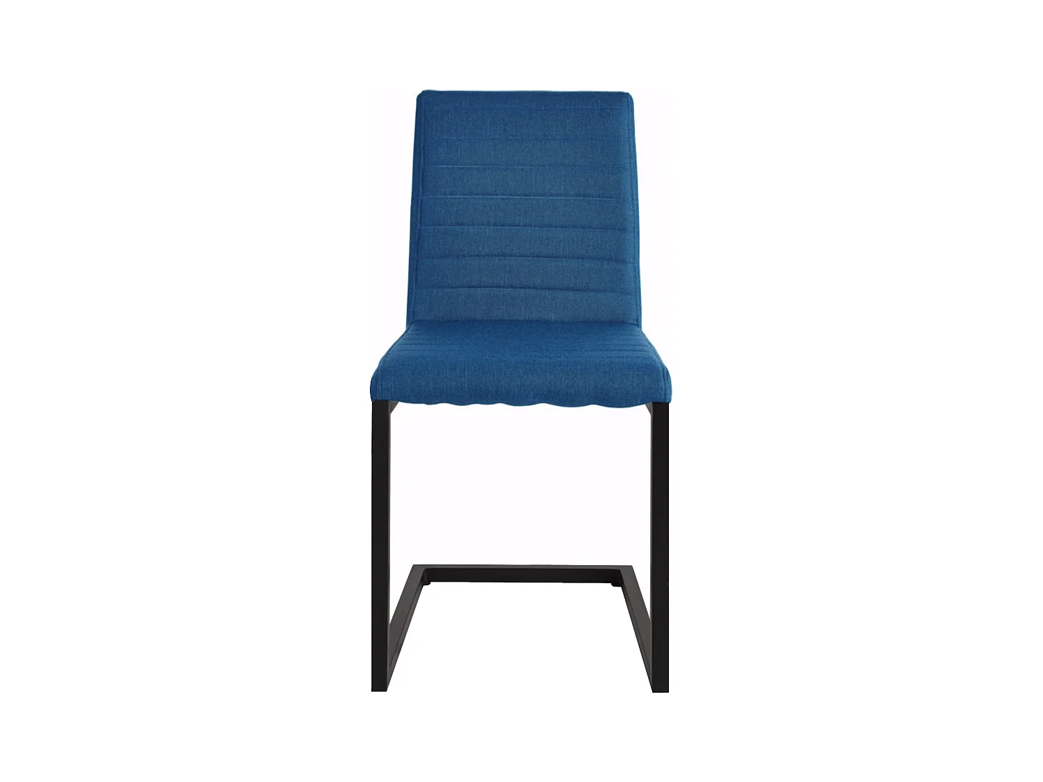Sabine | Fauteuil de salle à manger en tissu Petrol, 2 pièces
