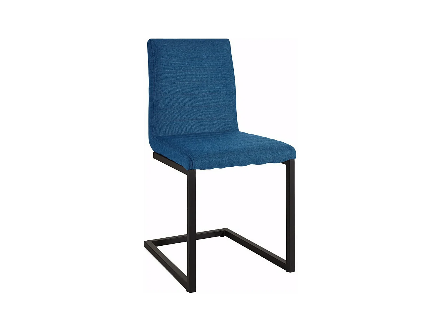Sabine | Fauteuil de salle à manger en tissu Petrol, 2 pièces
