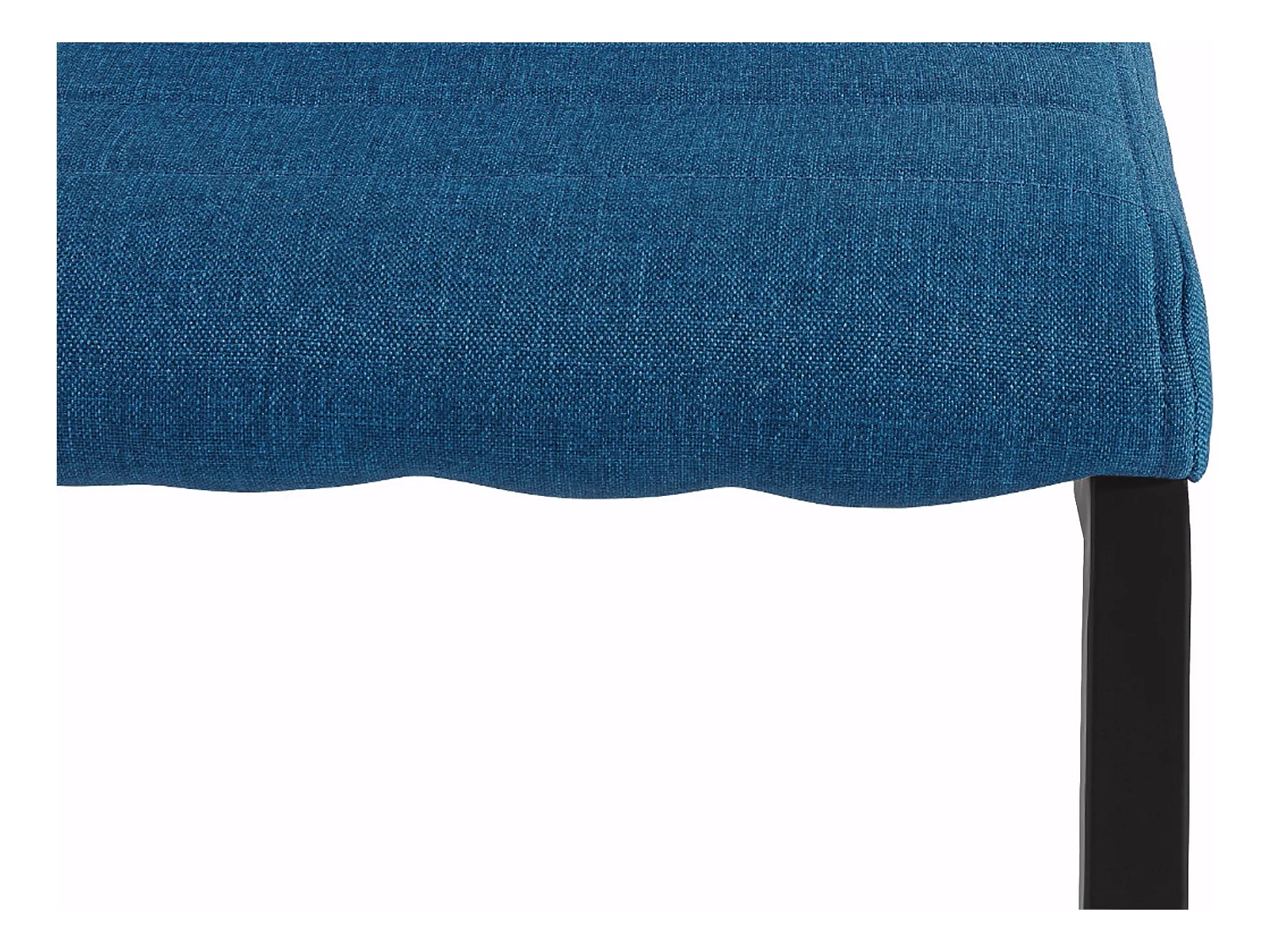 Sabine | Fauteuil de salle à manger en tissu Petrol, 2 pièces