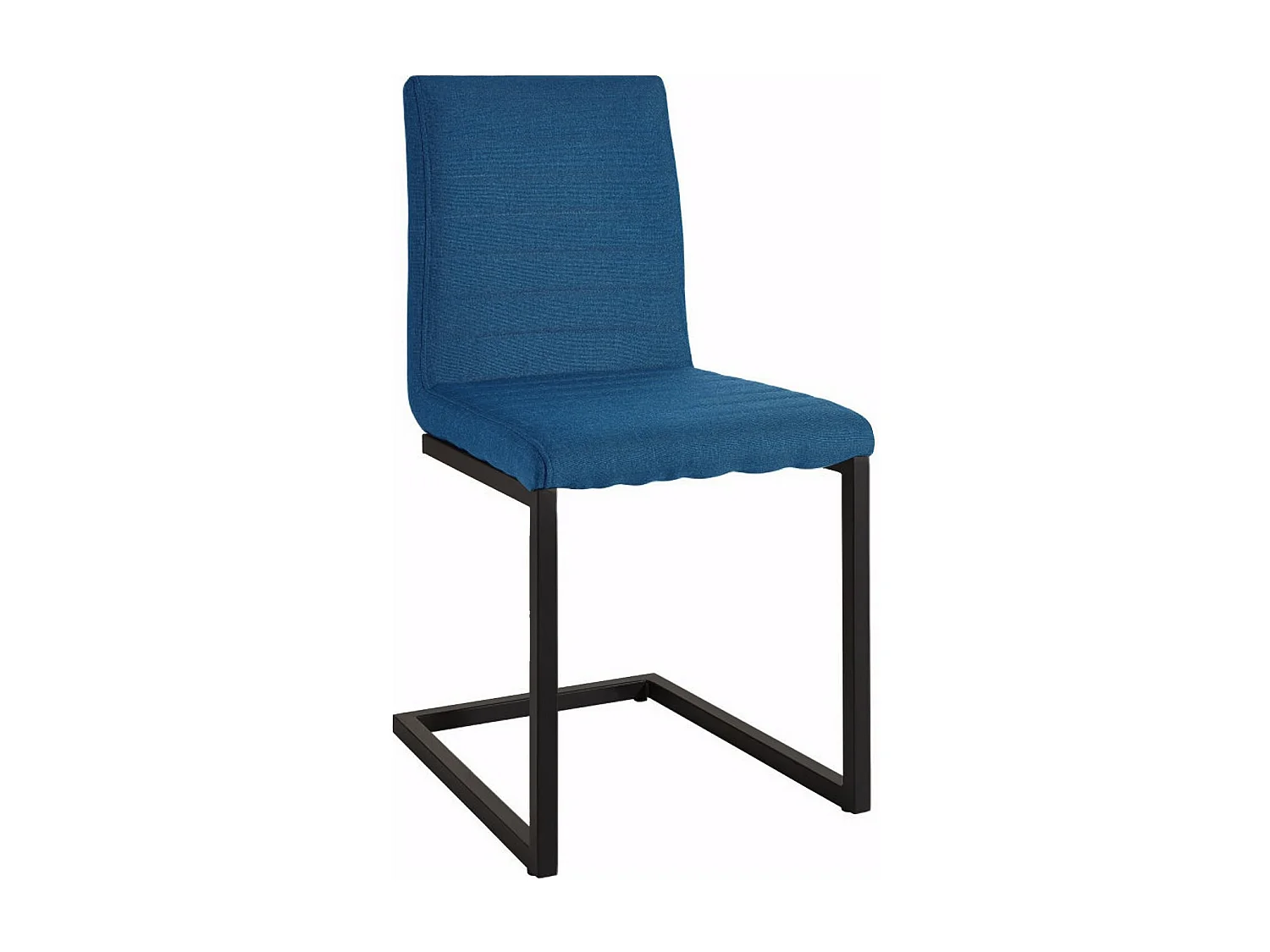 Sabine | Silla de comedor en tejido Petrol, Lote de 2