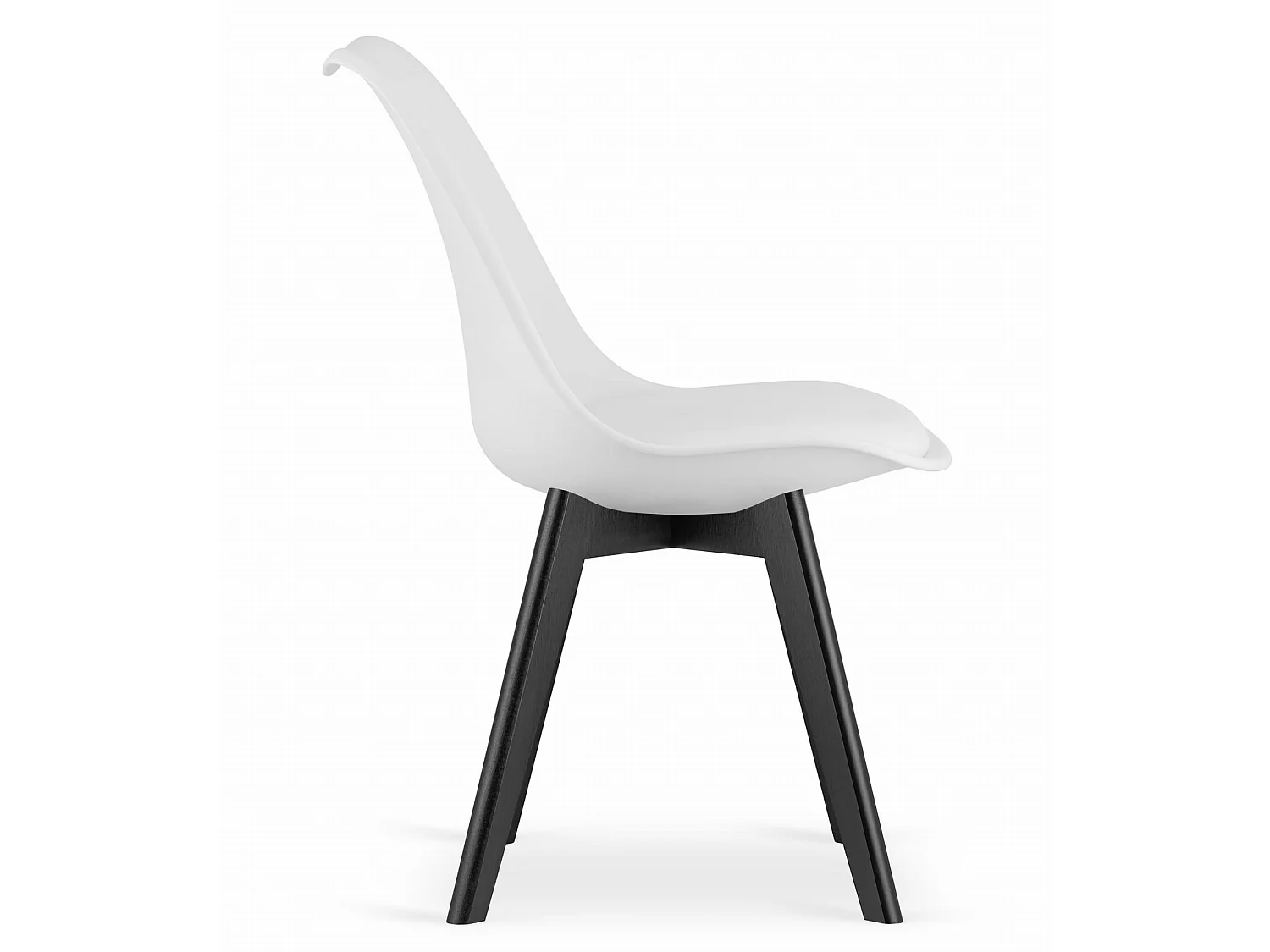 Chaise MARK - pieds blancs / noirs x 1