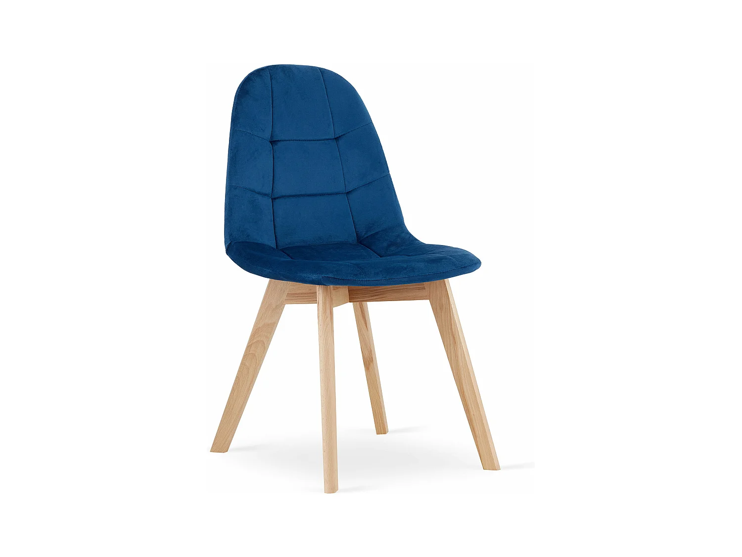 Chaise BORA - velours bleu marine x 1
