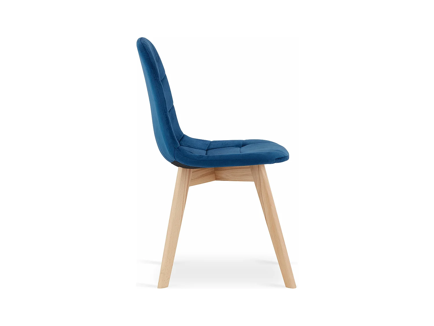 Chaise BORA - velours bleu marine x 1
