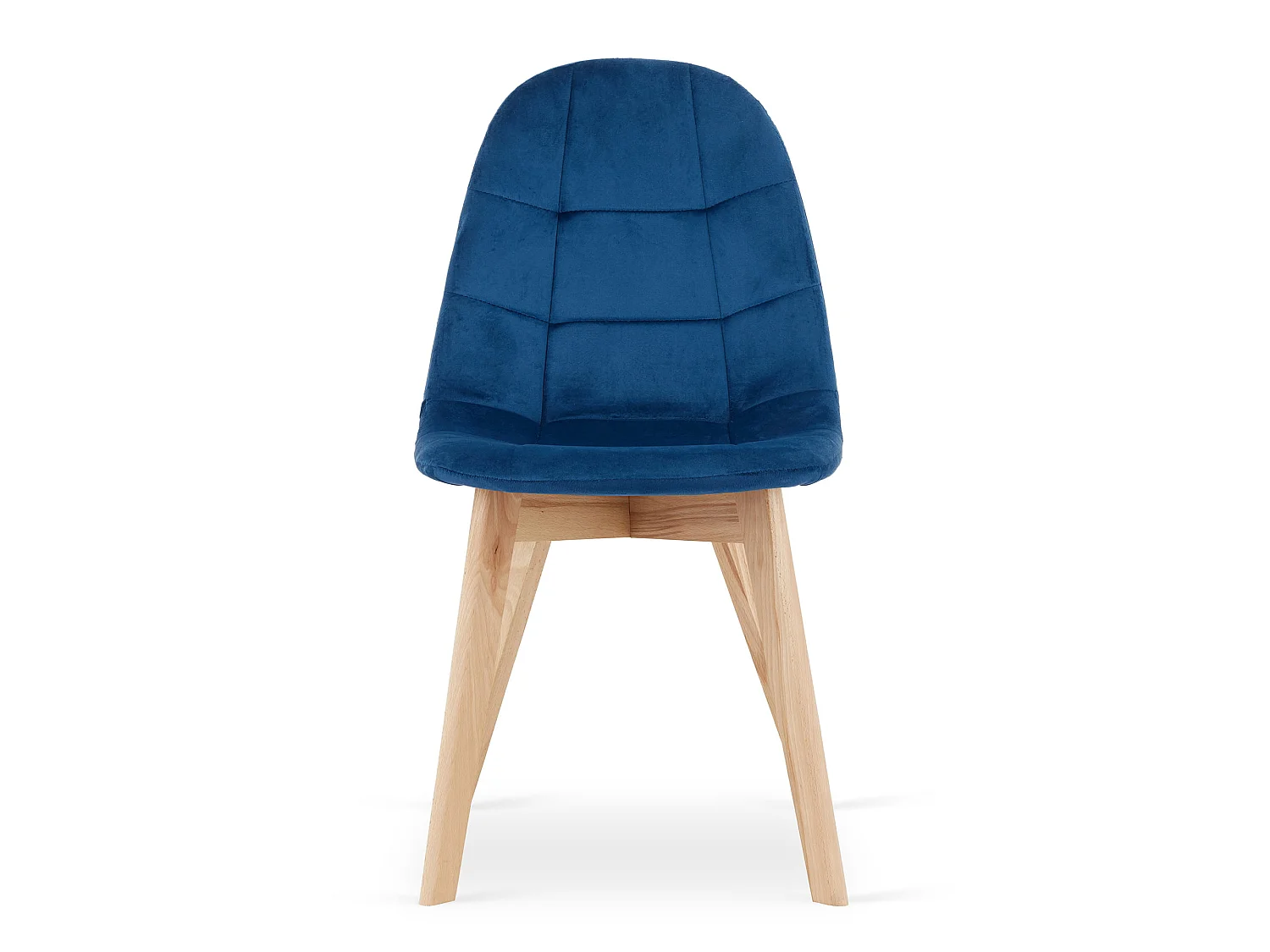 BORA stoel - marineblauw fluweel x 1