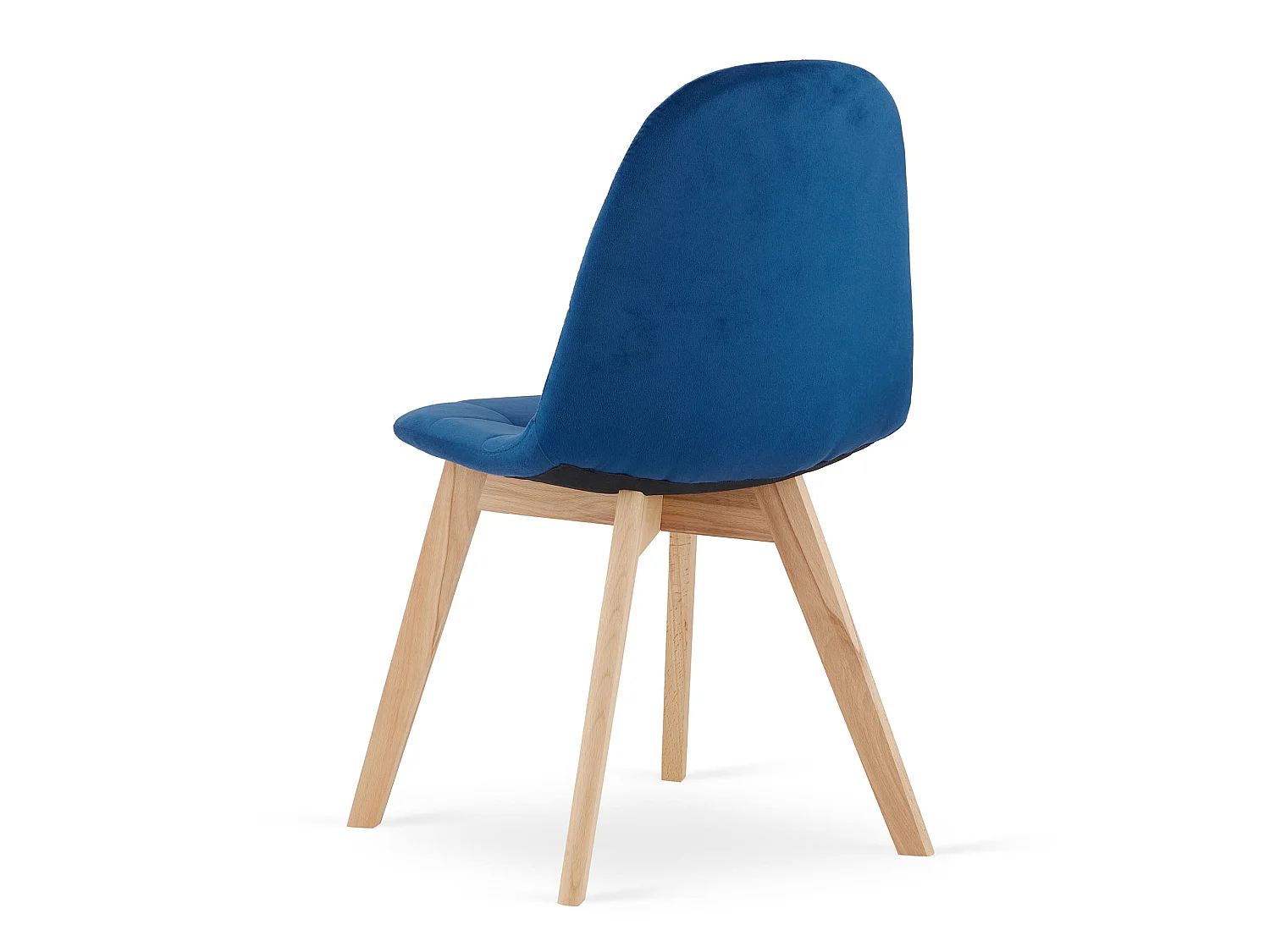 BORA stoel - marineblauw fluweel x 1